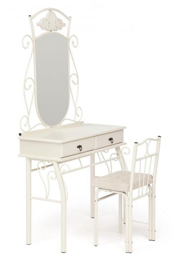 Столик туалетный CANZONA (столик/зеркало + стул) в Вилюйске - mebel154.com