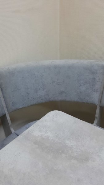 Кухонный уголок Миссия V велюр (цемент) в Вилюйске - mebel154.com