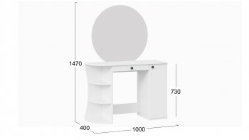 Стол туалетный «Соло» Тип 1 в Вилюйске - mebel154.com