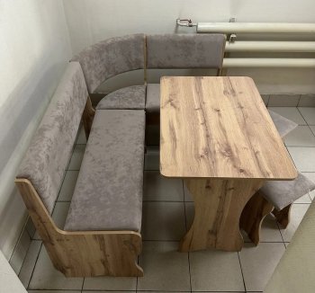 Кухонный уголок Миссия V велюр (дуб вотан) в Вилюйске - mebel154.com