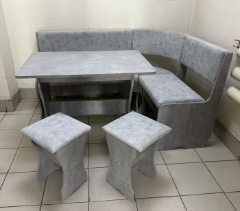 Кухонный уголок Миссия V велюр (сириус) в Вилюйске - mebel154.com