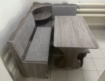 Кухонный уголок Миссия с полкой, ткань(локи) в Вилюйске - mebel154.com