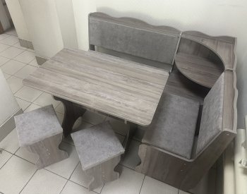 Кухонный уголок Миссия с полкой, ткань(локи) в Вилюйске - mebel154.com