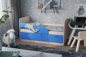 Кровать Дельфин 1.6 в Вилюйске - mebel154.com