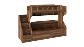 Кровать двухъярусная с приставной лестницей Навигатор в Вилюйске - mebel154.com