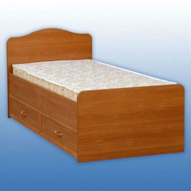 Кровать односпальная с ящиками в Вилюйске - mebel154.com