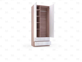 Шкаф 2-х комбинированный  Лира в Вилюйске - mebel154.com