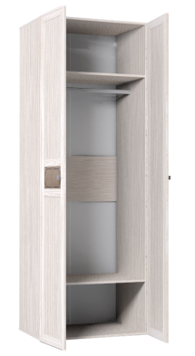 Шкаф для одежды 2-х дверный 54 Карина в Вилюйске - mebel154.com