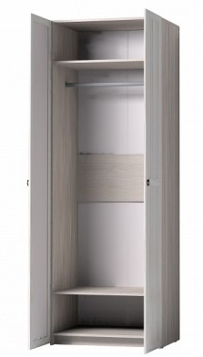 Шкаф для одежды 2-х дверный 54 Марсель в Вилюйске - mebel154.com