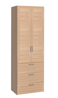 Шкаф для одежды 2-х дверный с ящ 12 Регата в Вилюйске - mebel154.com